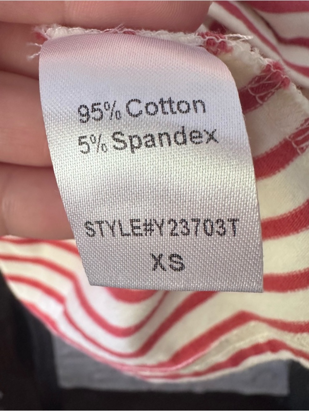 Tuckernuck Pomador Place Orange & White Striped Crewneck Oversizes Blouse XS - Picture 4 of 6
